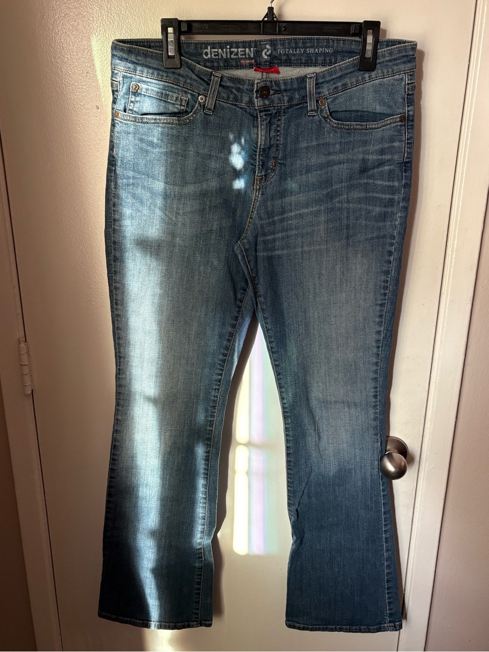Denizen from Levi's Women's Boot Cut Jeans in Mid Blue Wash